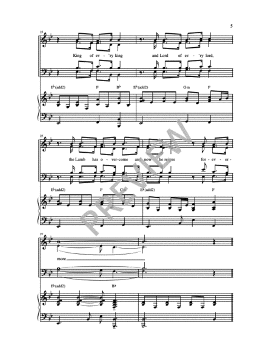 Paschal Mystery 4-Part scores gallery preview page 4