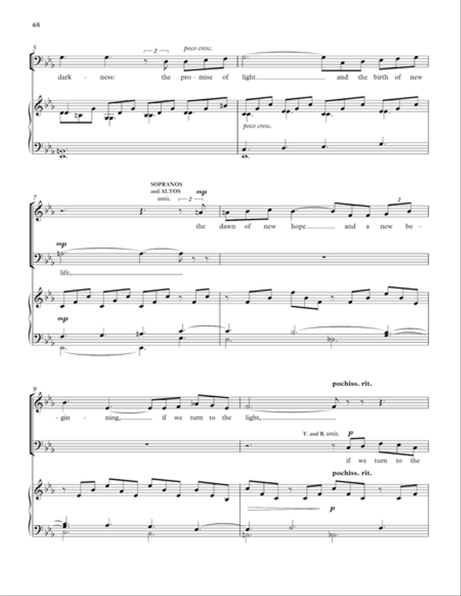 The Gift of Life The Gift of Life Double Choir scores gallery preview page 17