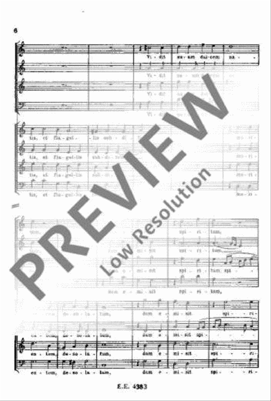 Stabat mater 4-Part scores gallery preview page 15