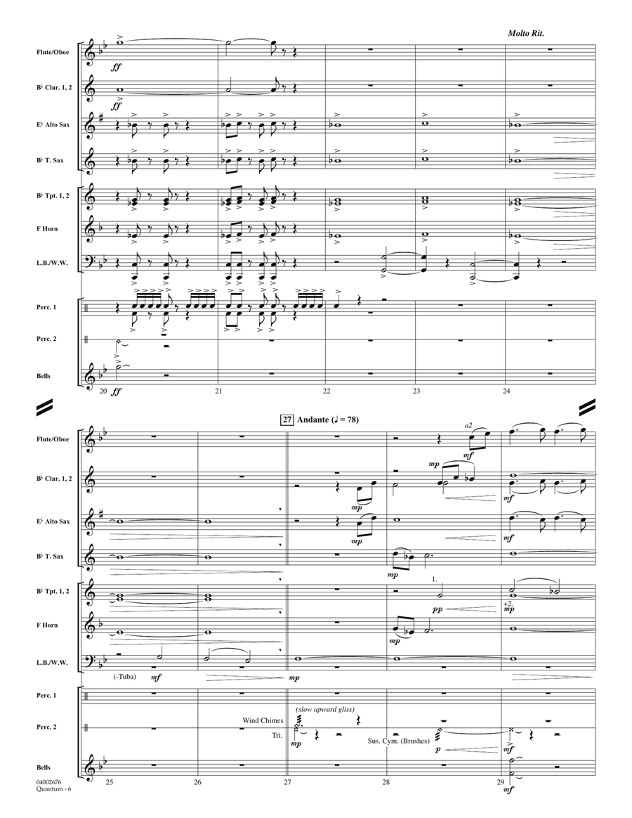 Quantum - Full Score Quantum - Full Score Concert Band scores gallery preview page 5