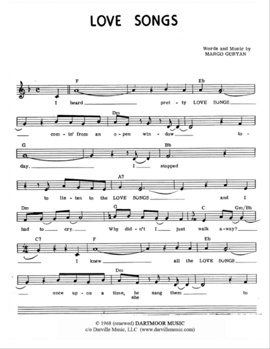 Love Songs Piano scores gallery preview page 2