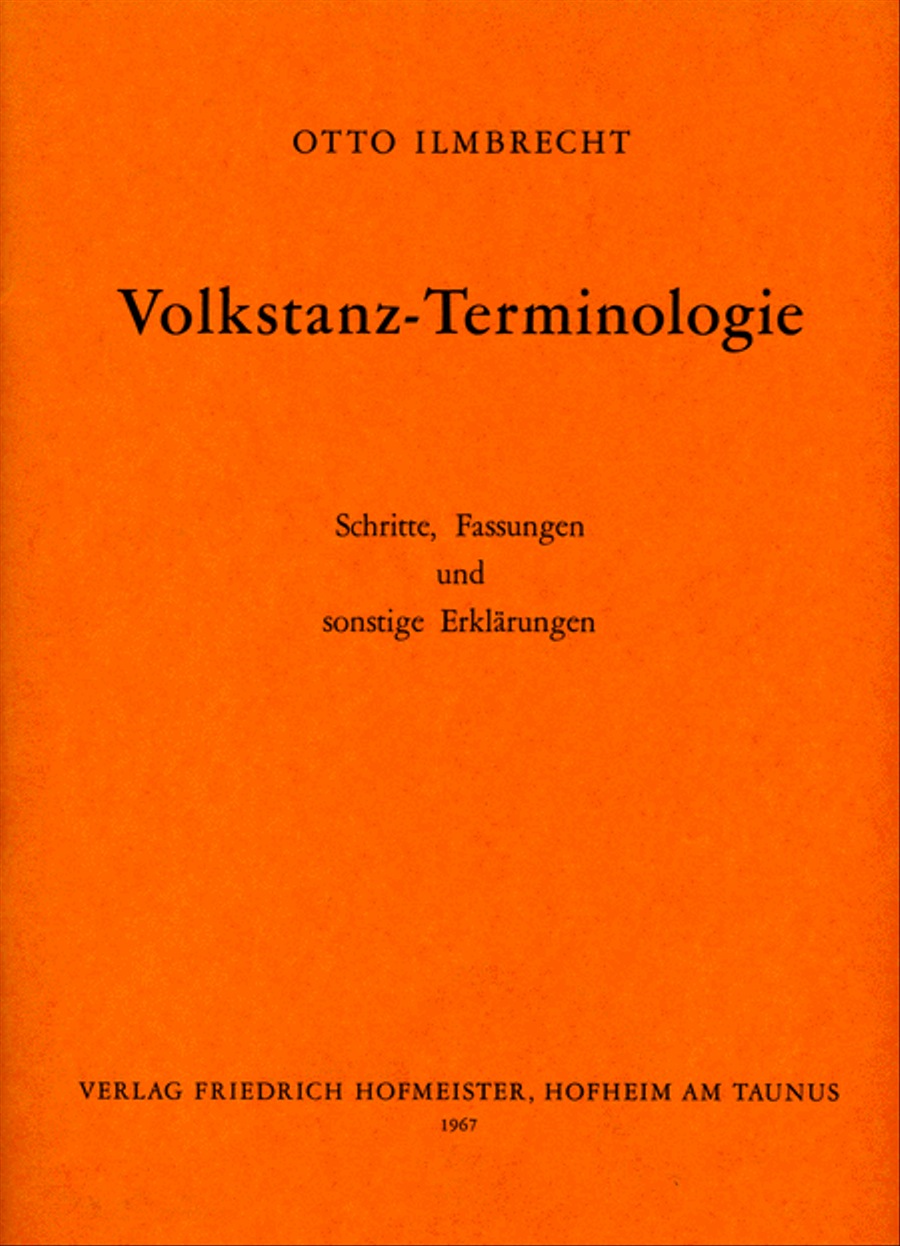 Volkstanz-Terminologie Volkstanz-Terminologie Collection / Songbook scores gallery preview page 1