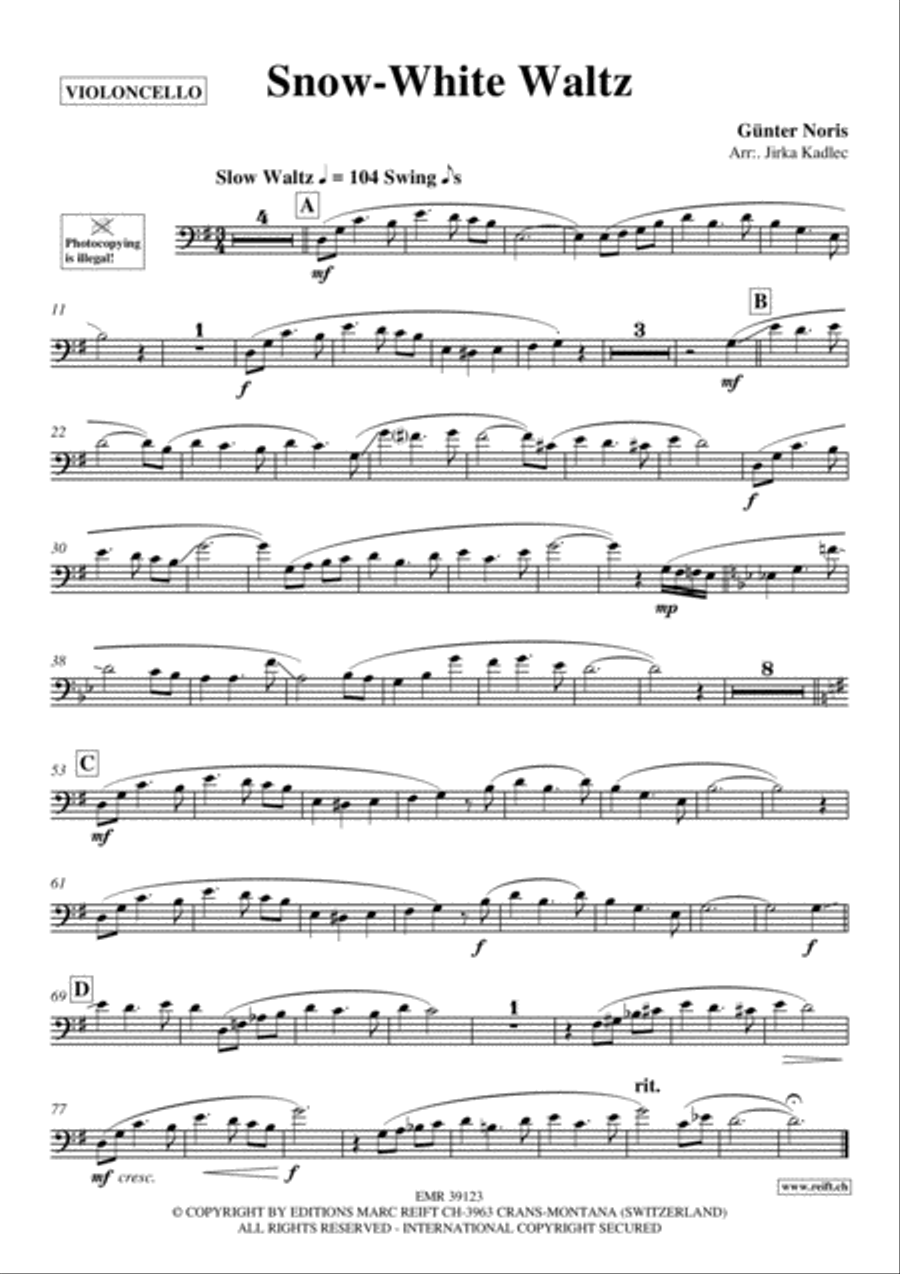 Snow-White Waltz Piano Accompaniment scores gallery preview page 2