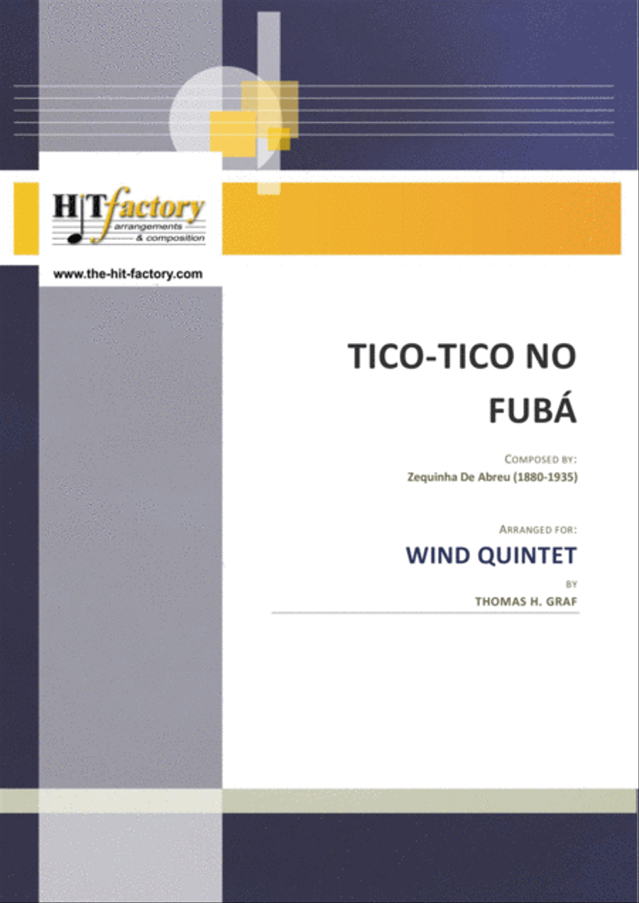 Tico-Tico no Fubá - Choro - Wind Quintet Woodwind Quintet scores gallery preview page 1