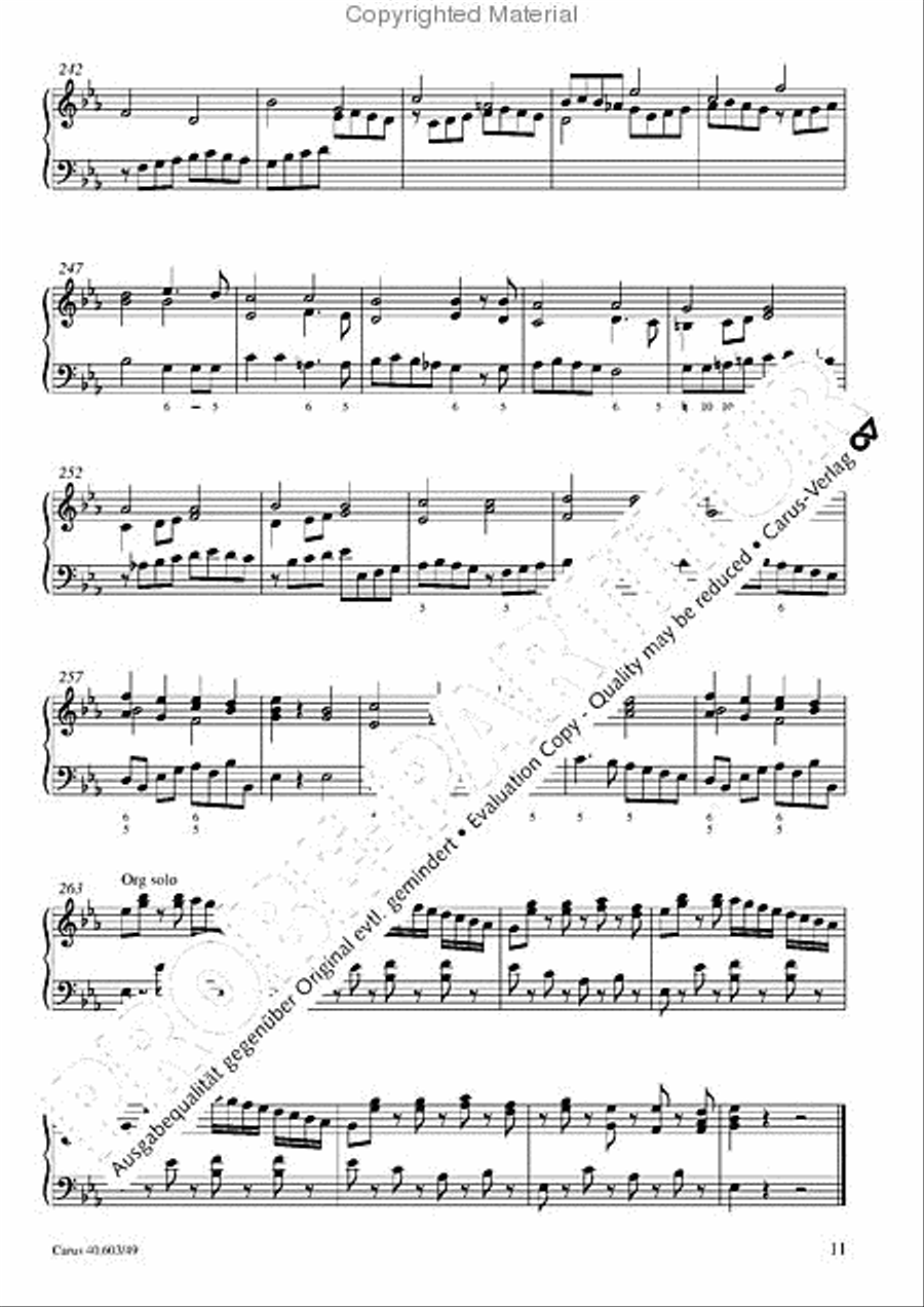 Grosse Orgelsolomesse in Es Voice scores gallery preview page 12