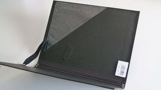 Choral Folder with elastic band and handstrap