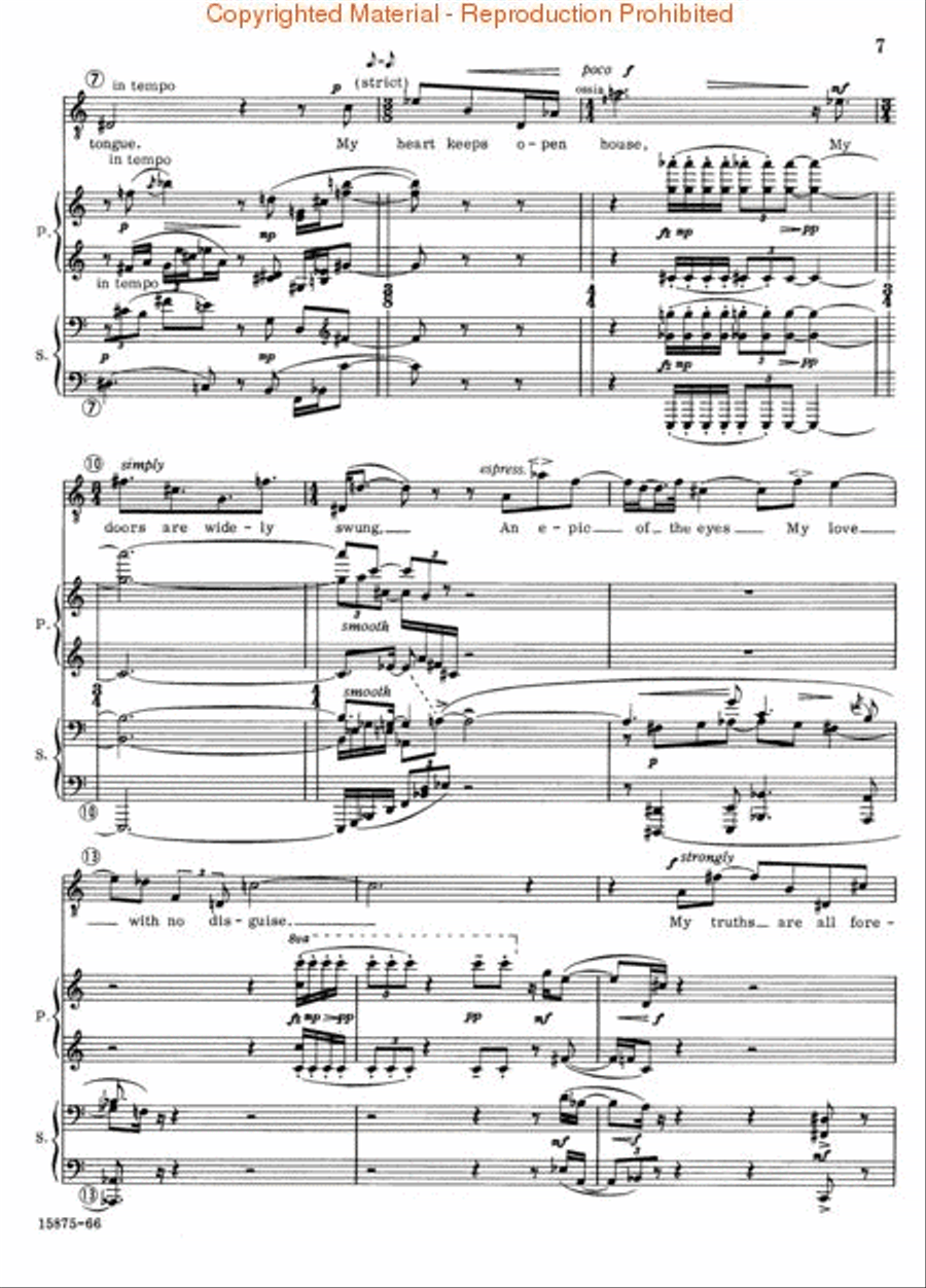 Open House Open House Voice scores gallery preview page 3