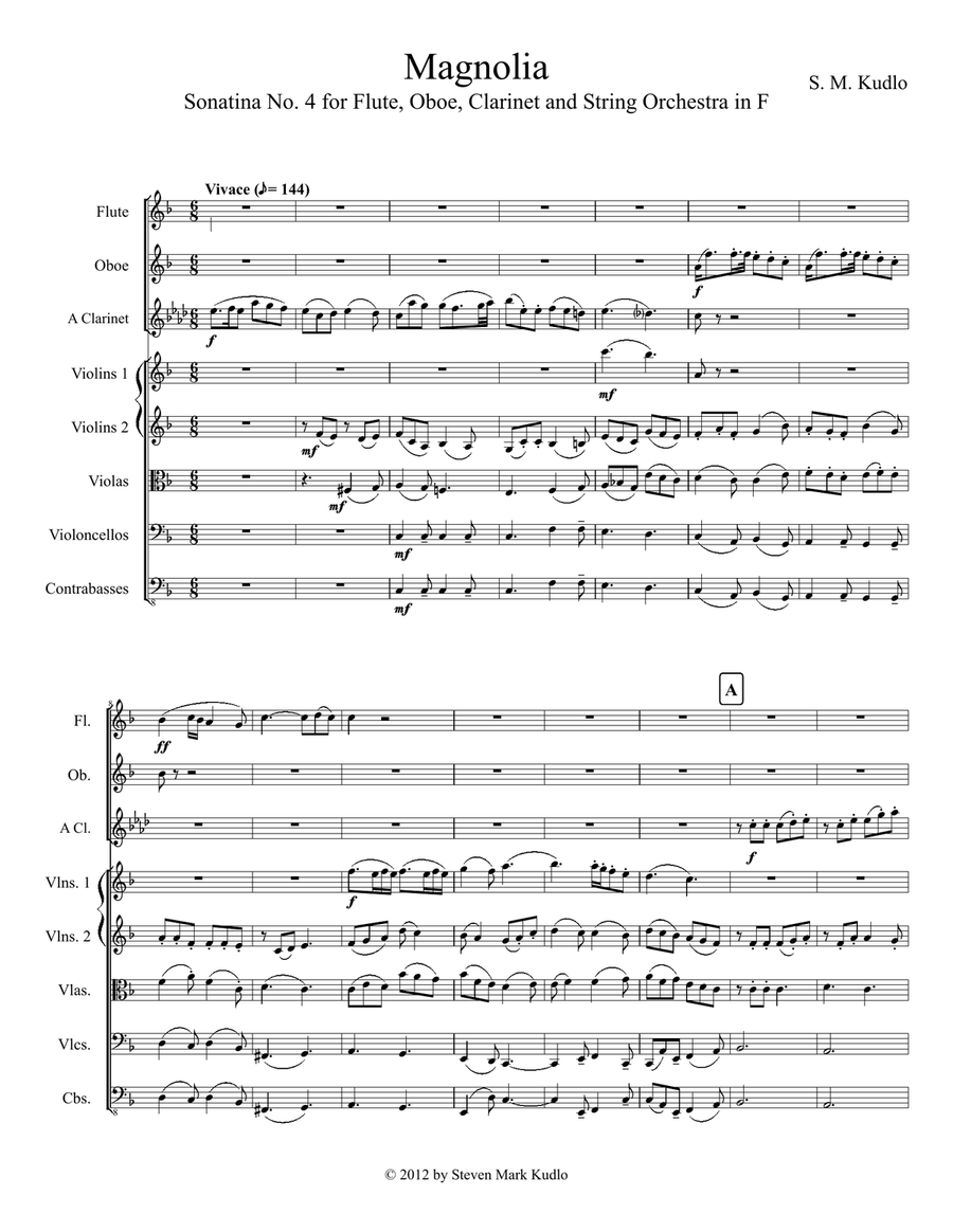 Magnolia String Orchestra scores gallery preview page 1