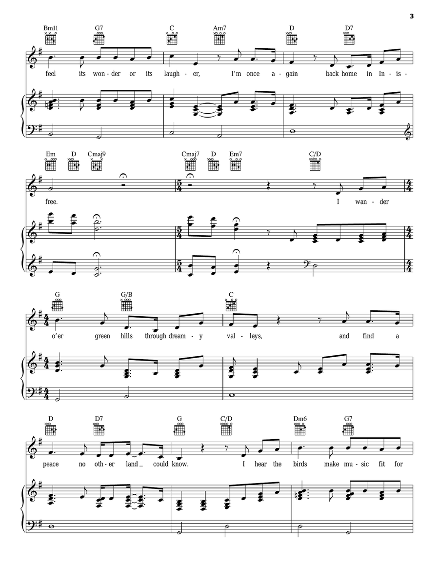 The Isle Of Innisfree Acoustic Guitar scores gallery preview page 3