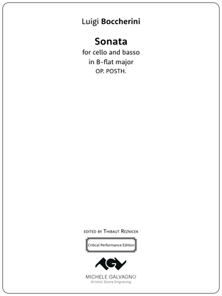 Sonata in B-flat major, op. posth.