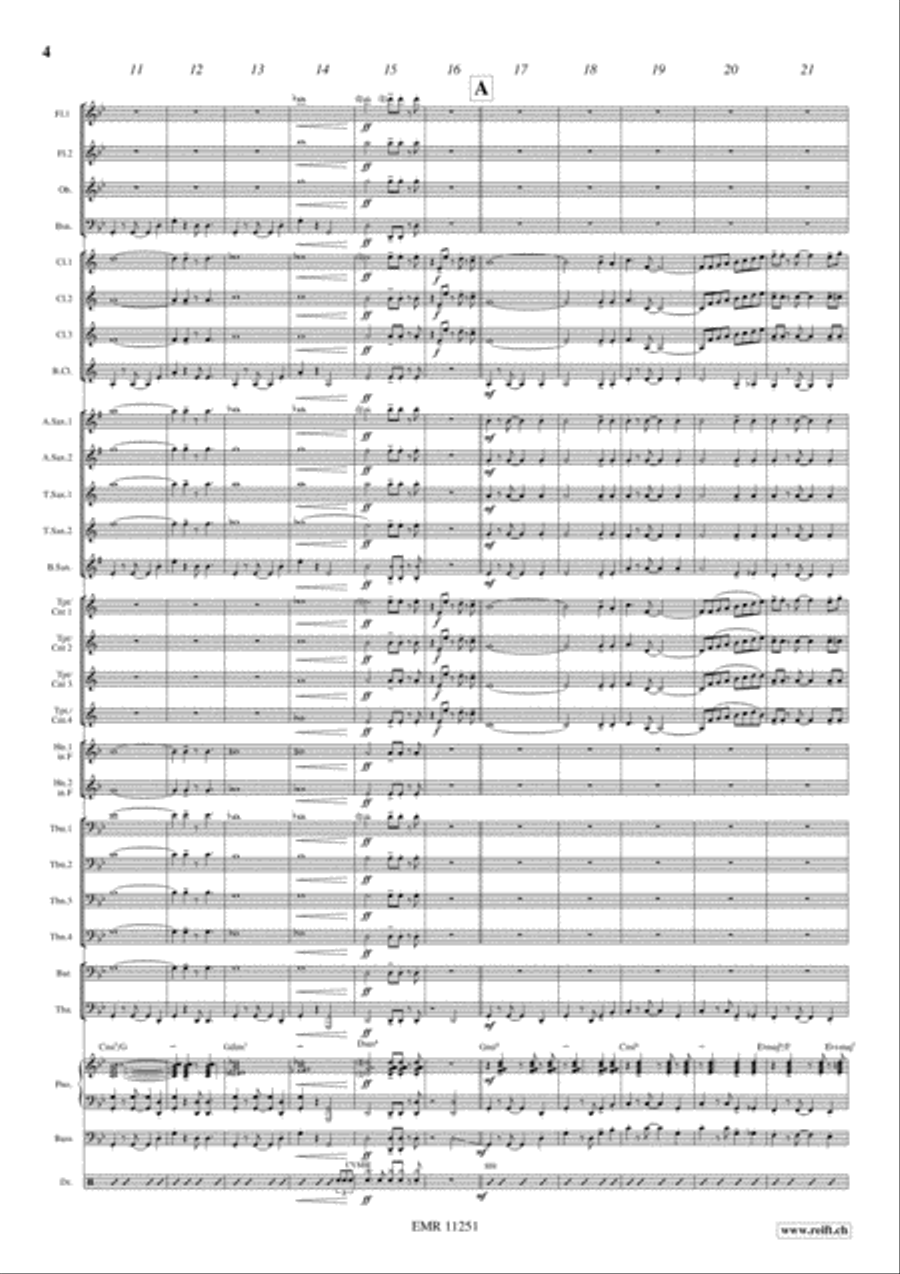 Zodiac Zodiac Concert Band scores gallery preview page 5