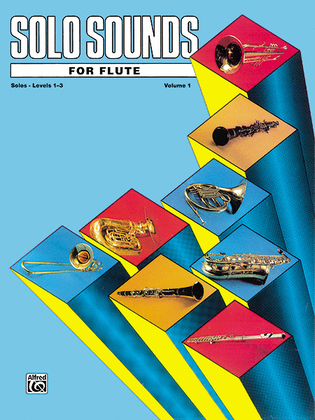 Book cover for Solo Sounds for Flute, Volume 1
