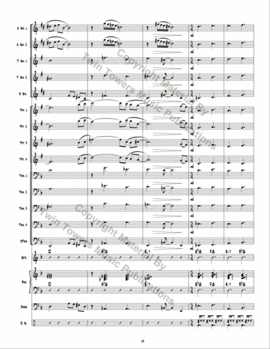 Far Out Far Out Jazz Ensemble scores gallery preview page 15
