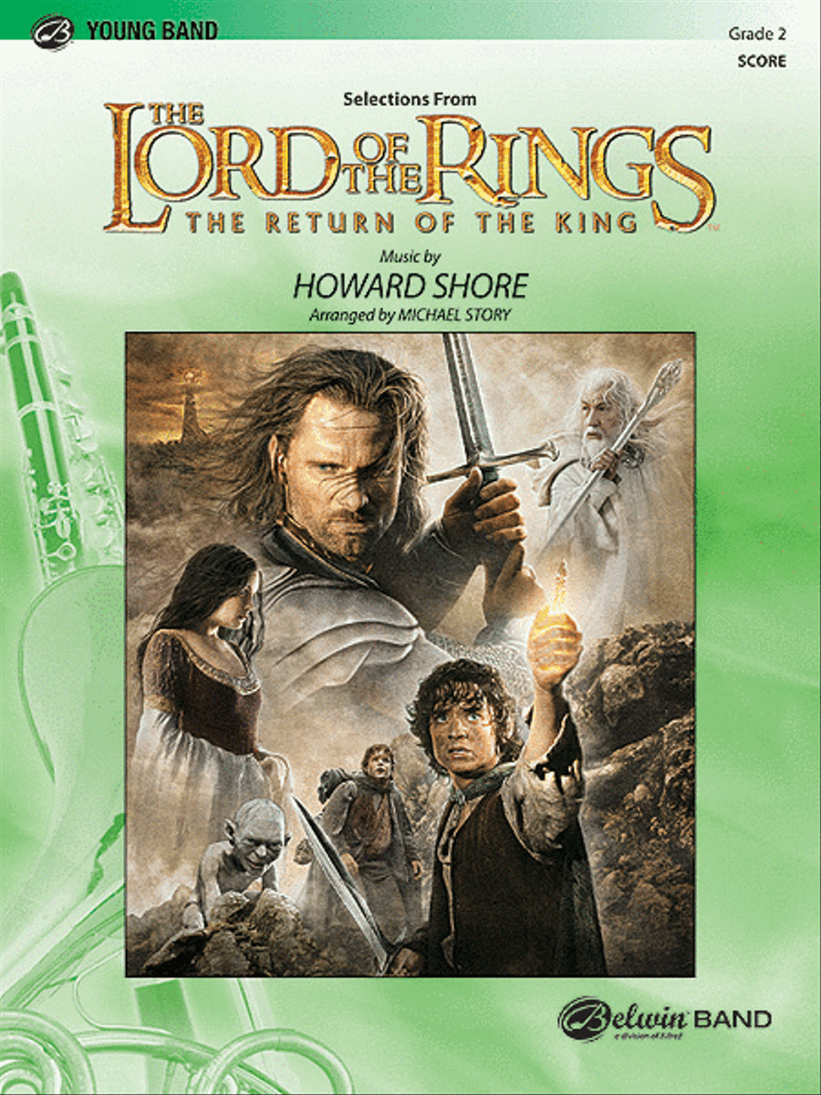 The Lord of the Rings: The Return of the King, Selections from Concert Band scores gallery preview page 1