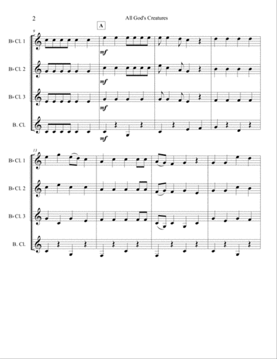 A Place In The Choir Choir scores gallery preview page 2