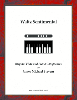 Book cover for Waltz Sentimental - Flute & Piano