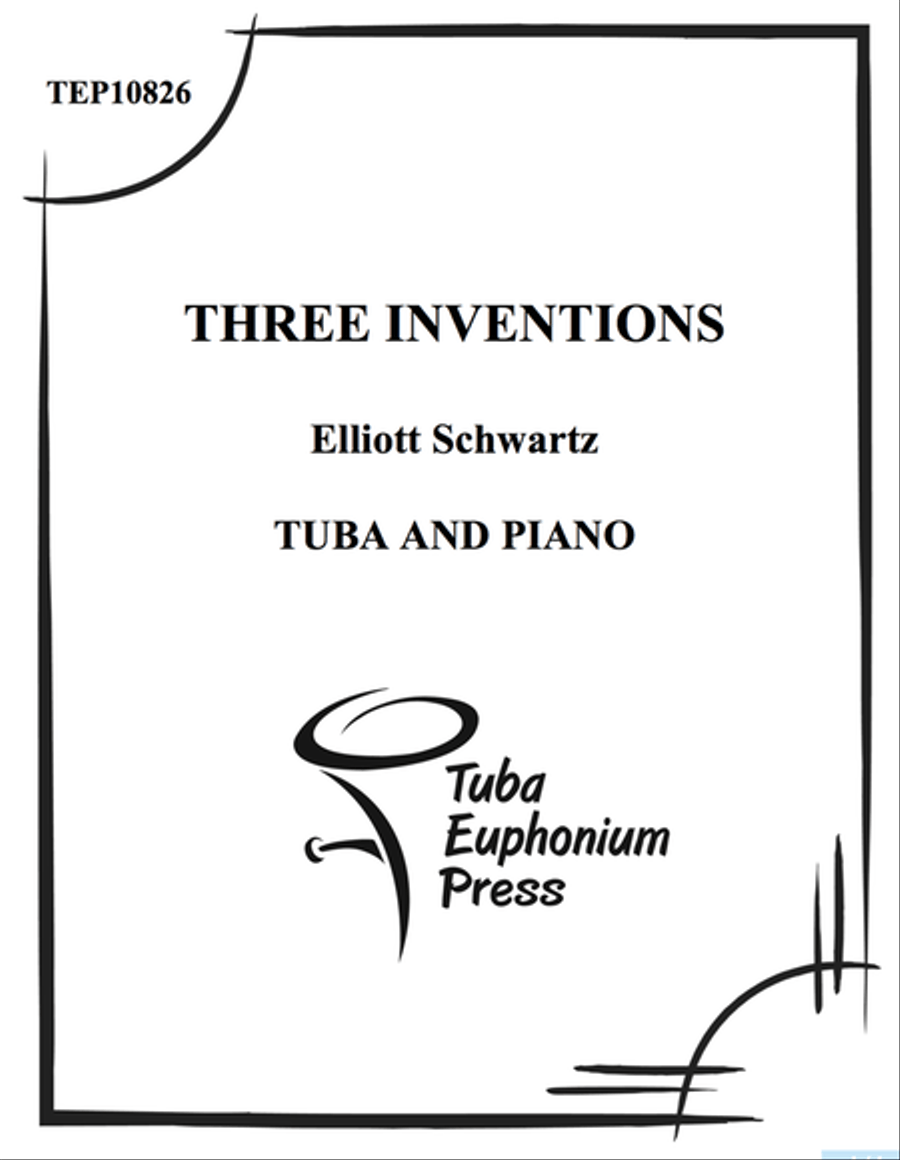 Three Inventions Tuba scores gallery preview page 1