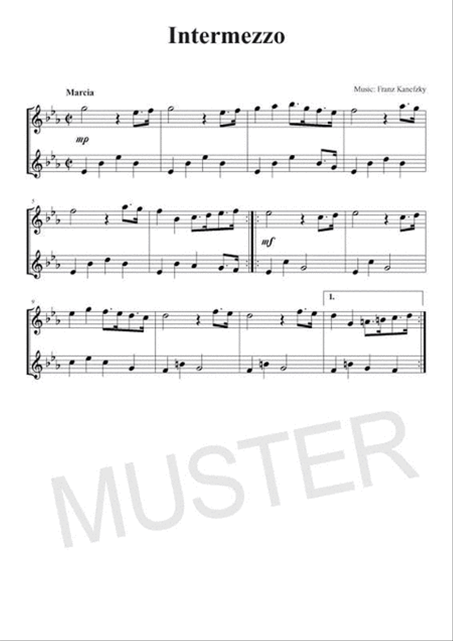 100 Leichte Duette für 2 Querflöten Flute Duet scores gallery preview page 2