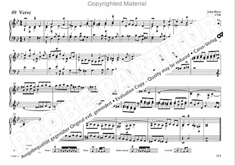 Freiburger Orgelbuch: Stammteil Organ Solo scores gallery preview page 114