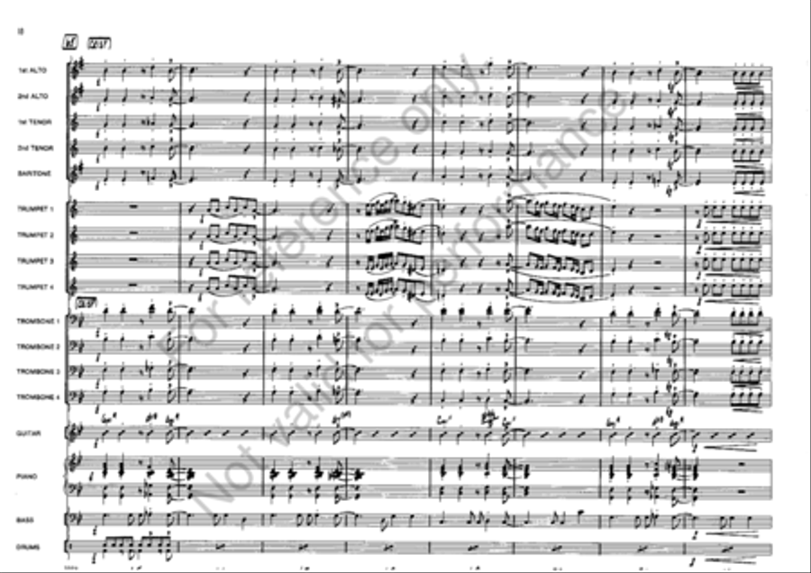 Raw Emotion Jazz Ensemble scores gallery preview page 10