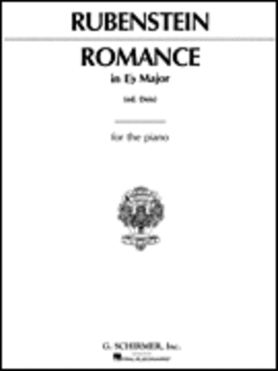 Romance, Op. 44 in Eb Major Piano Solo scores gallery preview page 1