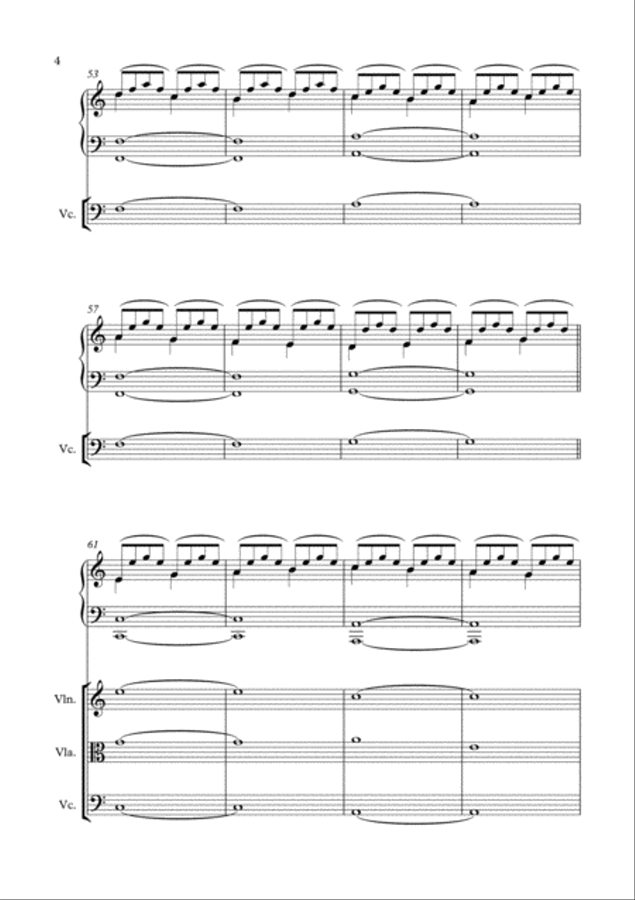 La mirada de Lebelle La mirada de Lebelle Piano Trio scores gallery preview page 4