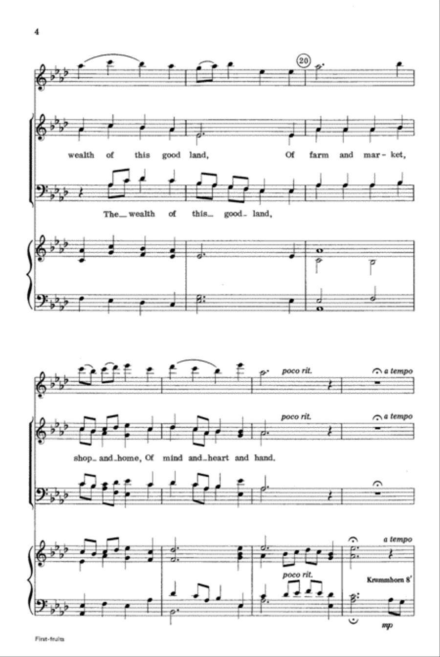 First-Fruits First-Fruits 2-Part scores gallery preview page 4