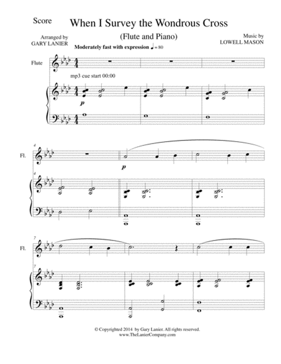 EASTER FLUTE (6 Easter hymns for Flute & Piano with Score/Parts) image number null