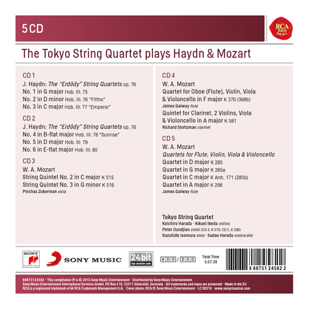 Tokyo String Quartet plays Haydn & Mozart [Box Set]