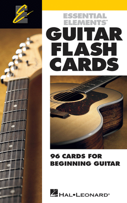 Book cover for Essential Elements Guitar Flash Cards