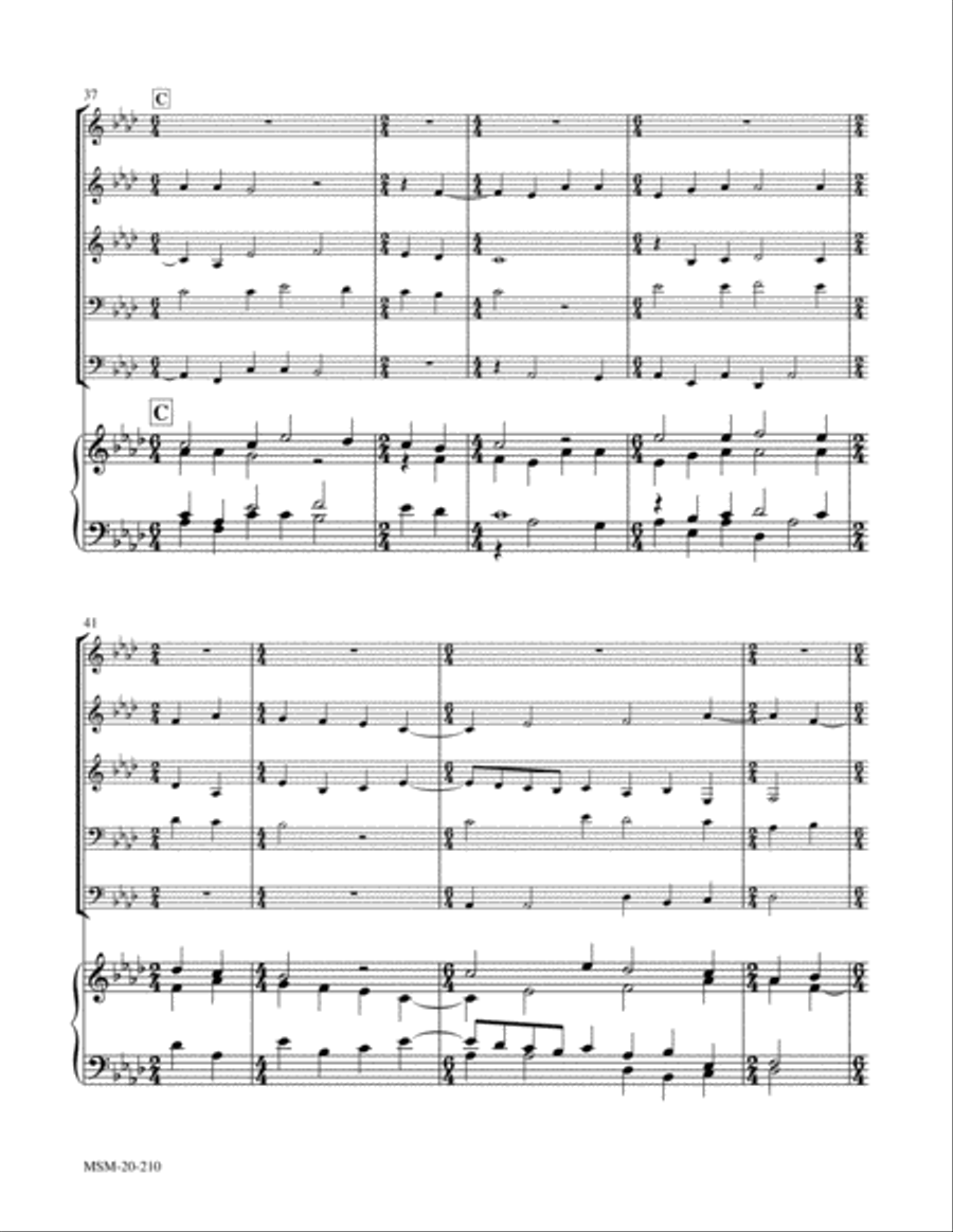 Comfort, Comfort Organ scores gallery preview page 6