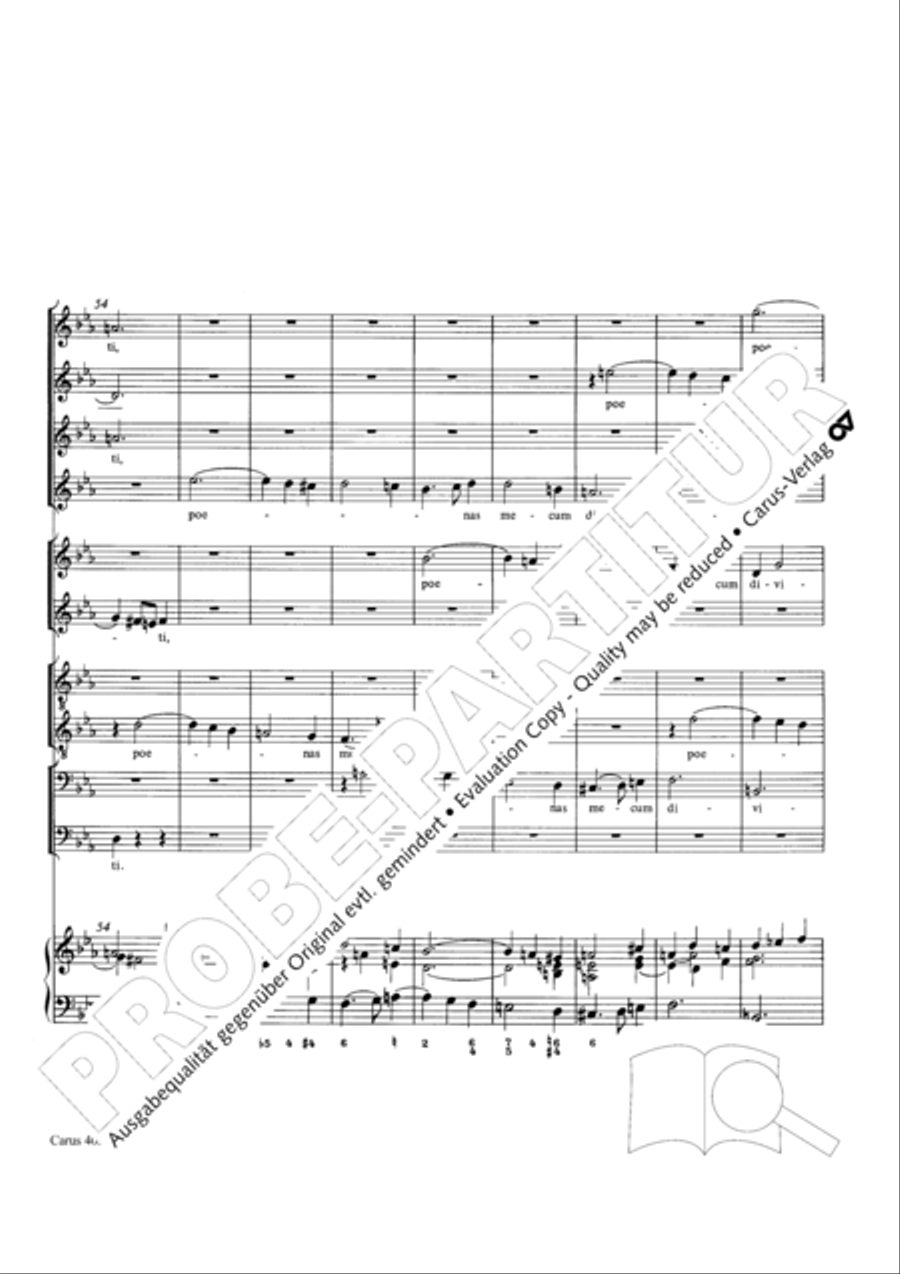 Stabat mater Choir scores gallery preview page 53