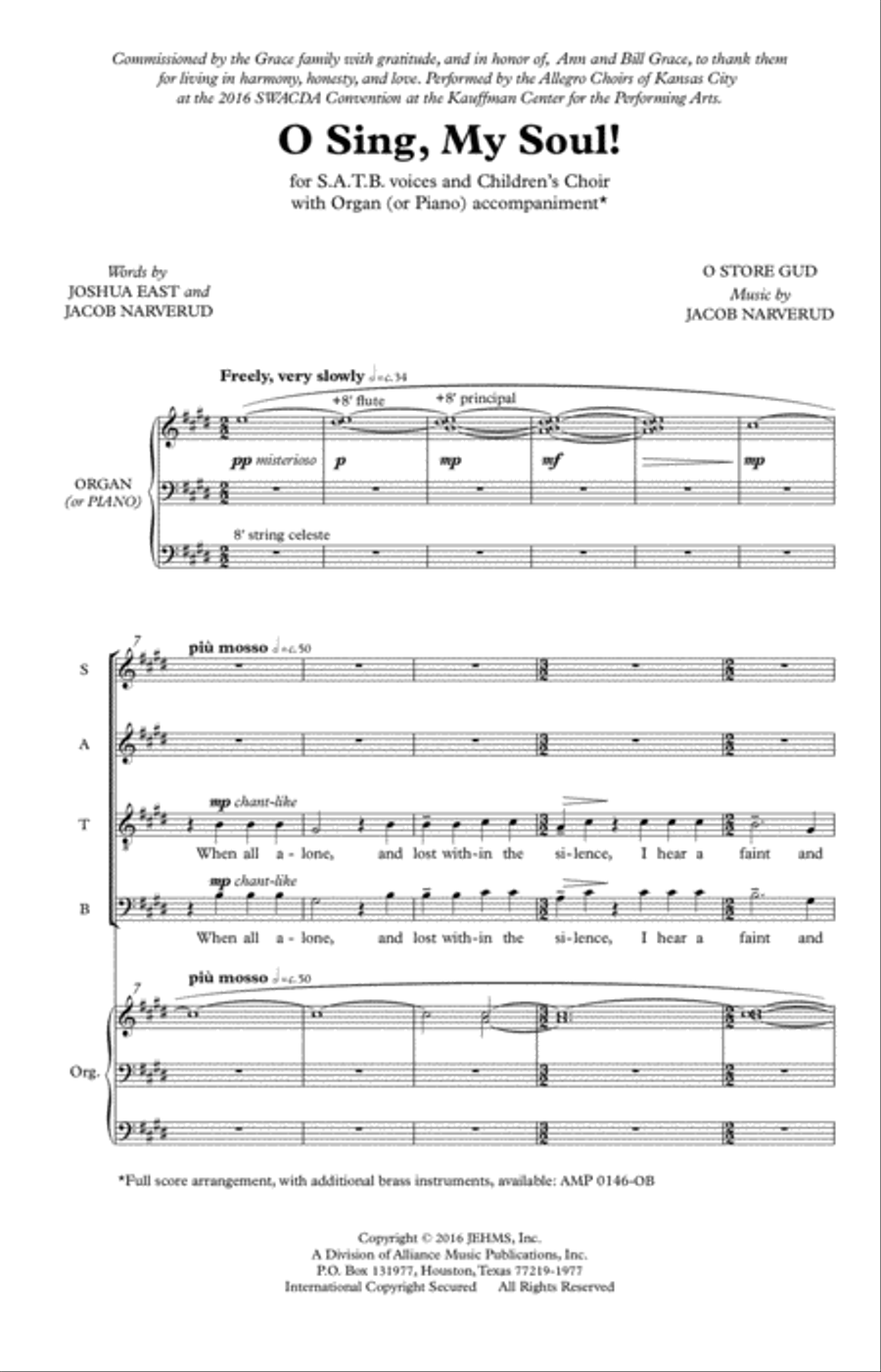 O Sing, My Soul! 4-Part scores gallery preview page 2
