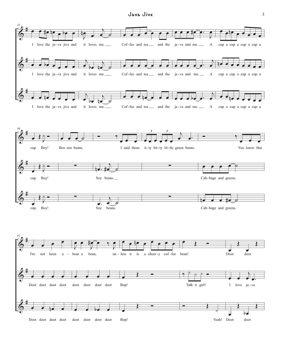 Java Jive SSA scores gallery preview page 3