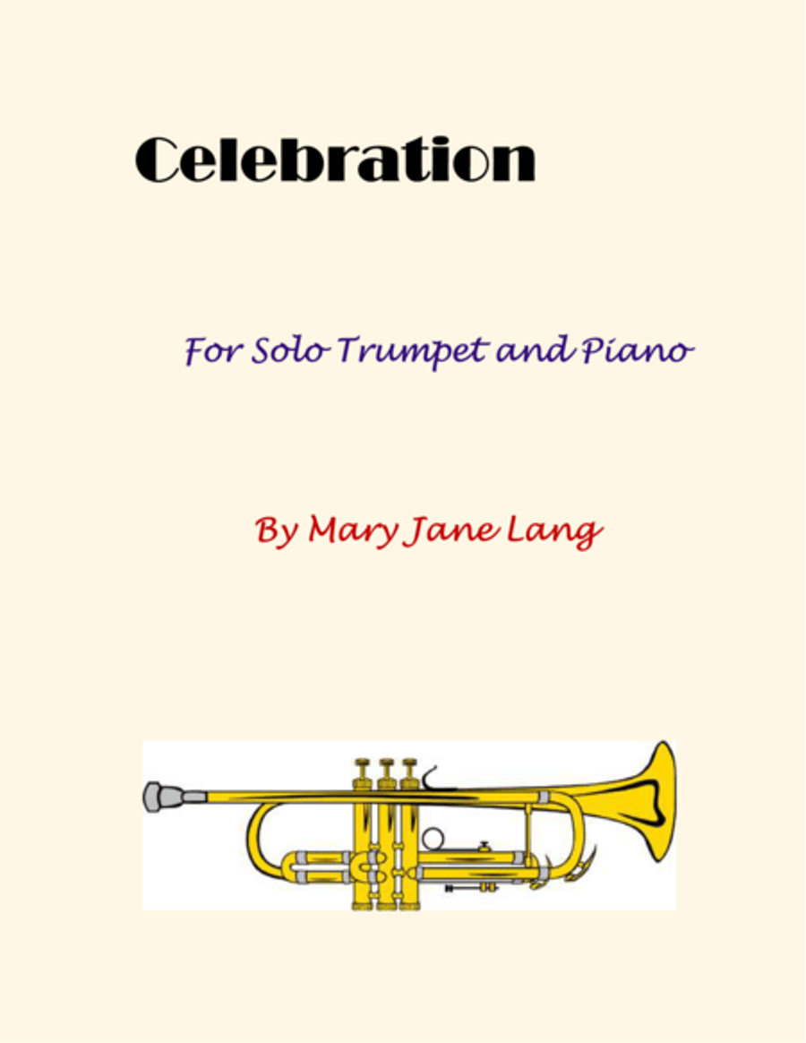 Celebration Trumpet Solo scores gallery preview page 1