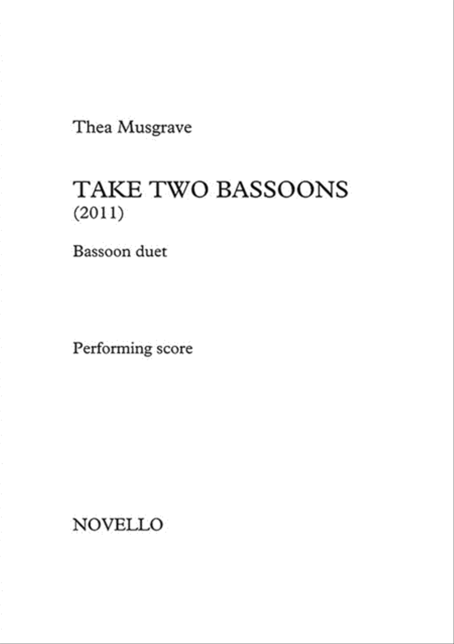Take Two Bassoons Woodwind Duet scores gallery preview page 1