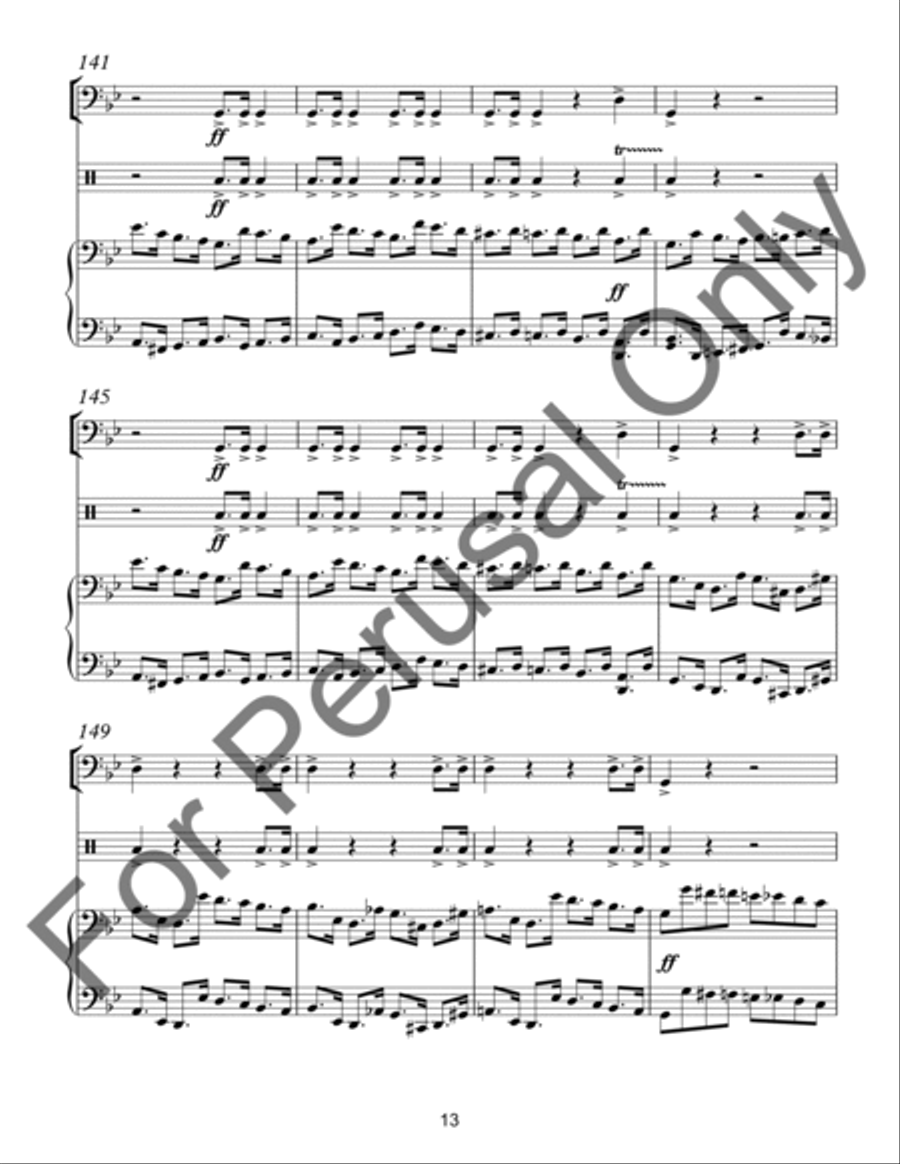 March To The Scaffold Percussion scores gallery preview page 14