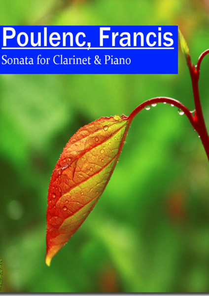 Poulenc, Francis - Sonata for Clarinet & Piano