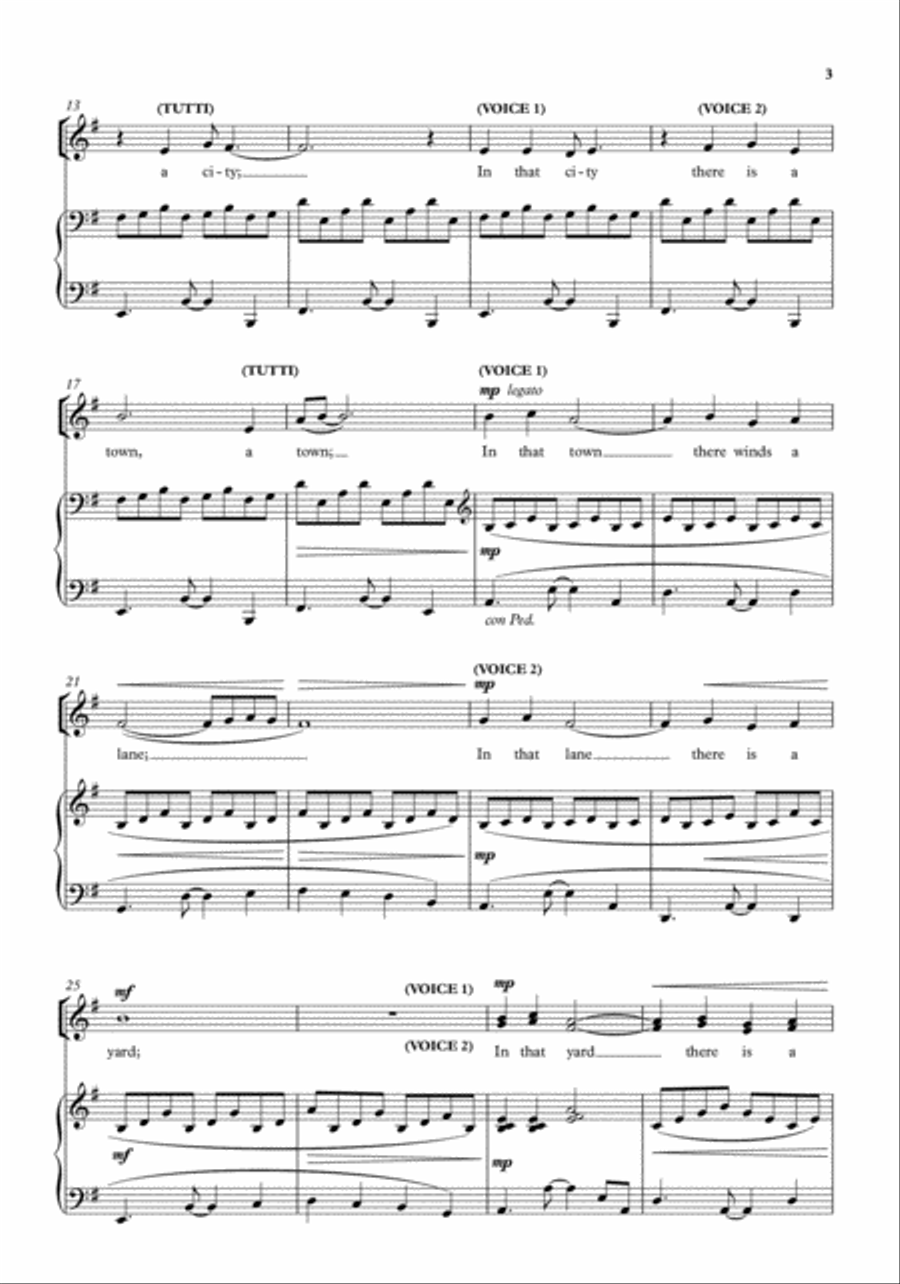 This is the key Unison Choir scores gallery preview page 3