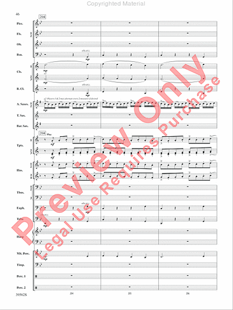 The Complete Harry Potter Concert Band scores gallery preview page 47