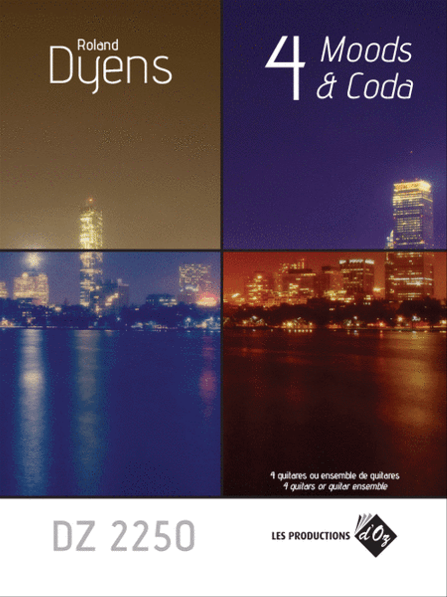 4 Moods & Coda Guitar Ensemble scores gallery preview page 1