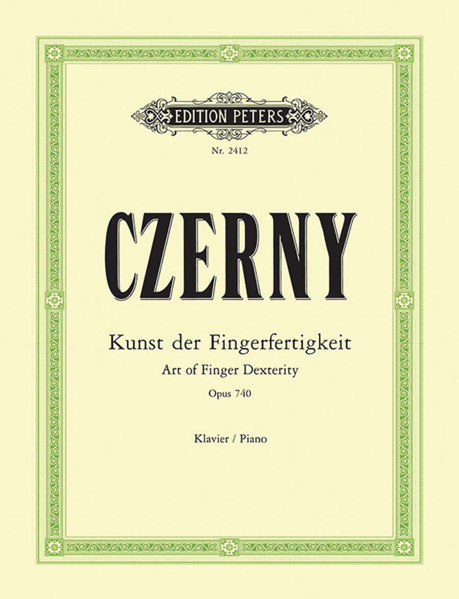 The Art of Finger Dexterity Op. 740 (699) for Piano Piano scores gallery preview page 1