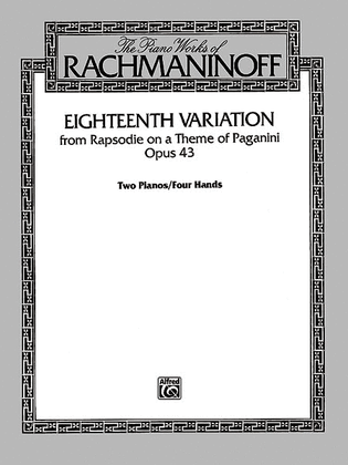 Book cover for Eighteenth Variation