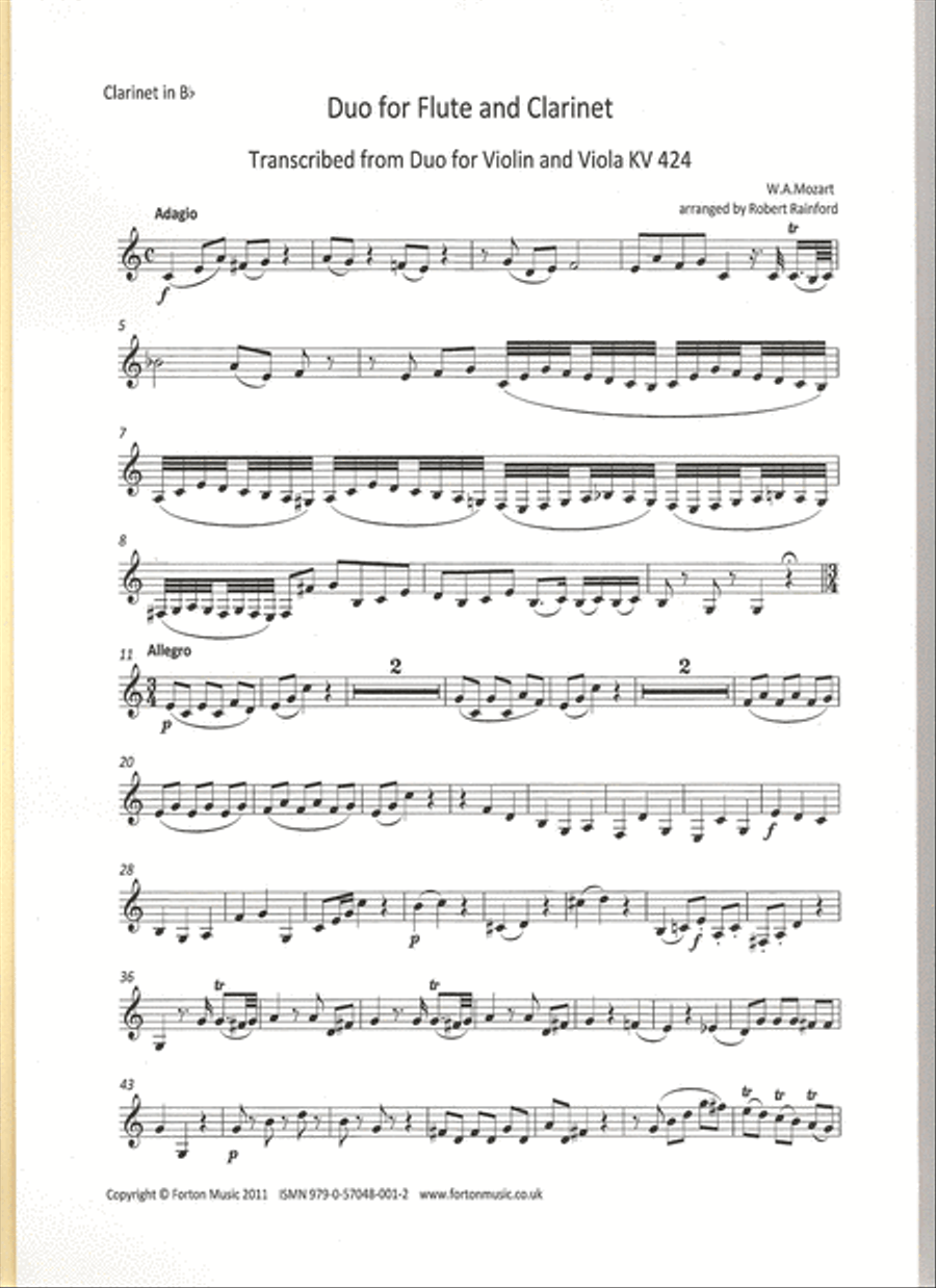 Oboe Quartet Woodwind Trio scores gallery preview page 4