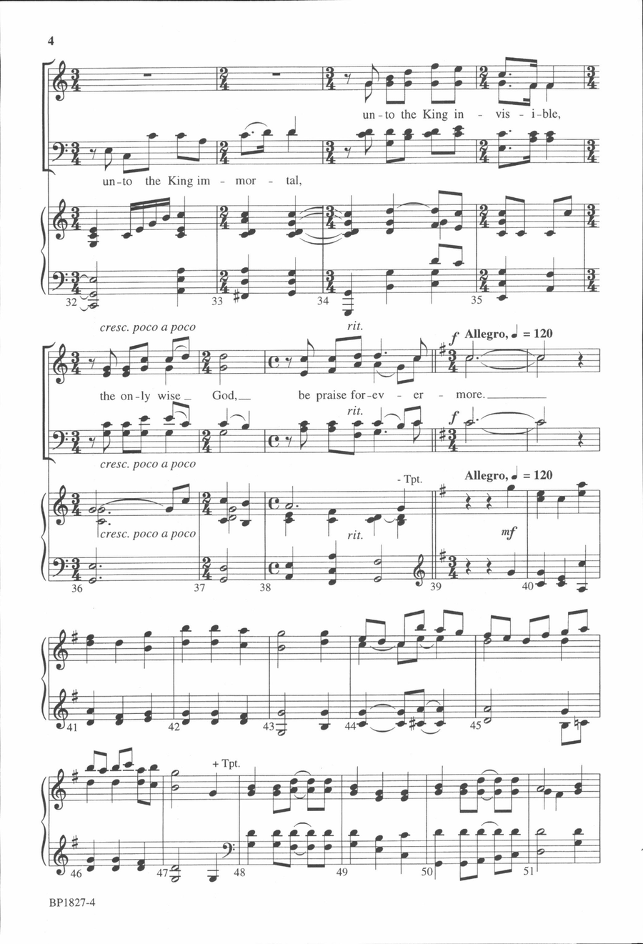 Immortal, Invisible - Courtney 4-Part scores gallery preview page 4