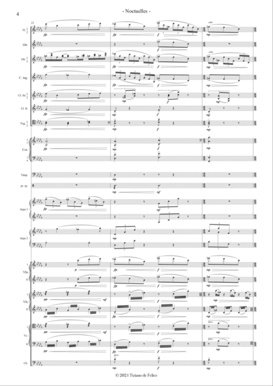 Ravel - Noctuelles (orchestra) - Score Only Full Orchestra scores gallery preview page 6