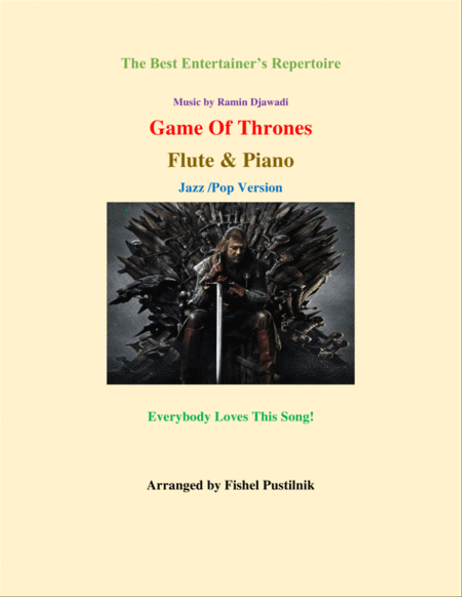 Game Of Thrones Flute Solo scores gallery preview page 1