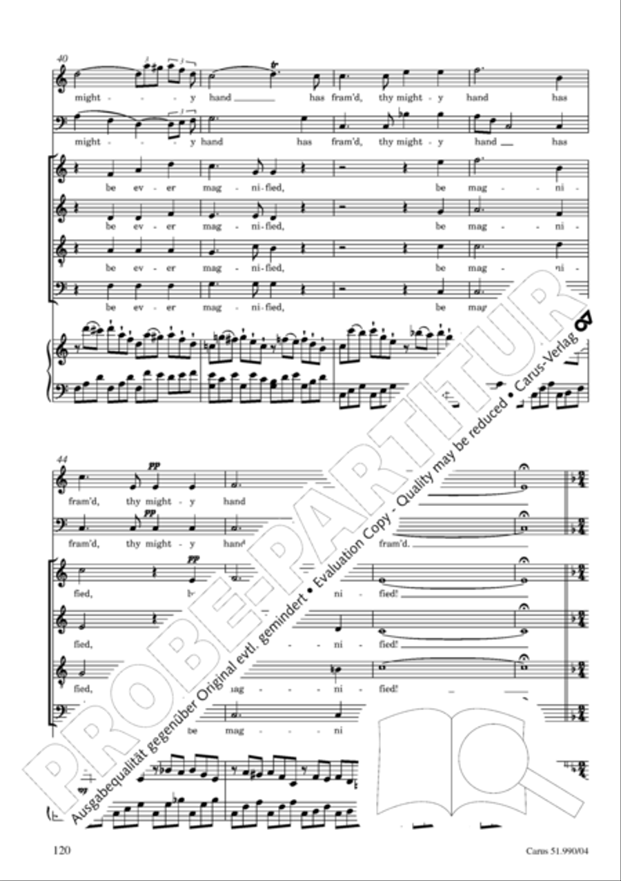 The Creation 4-Part scores gallery preview page 121