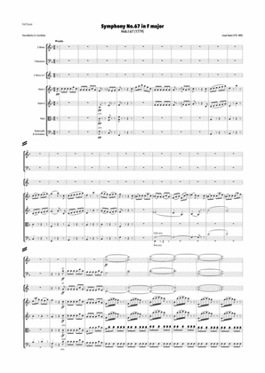 Haydn - Symphony No.67 in F major, Hob.I:67
