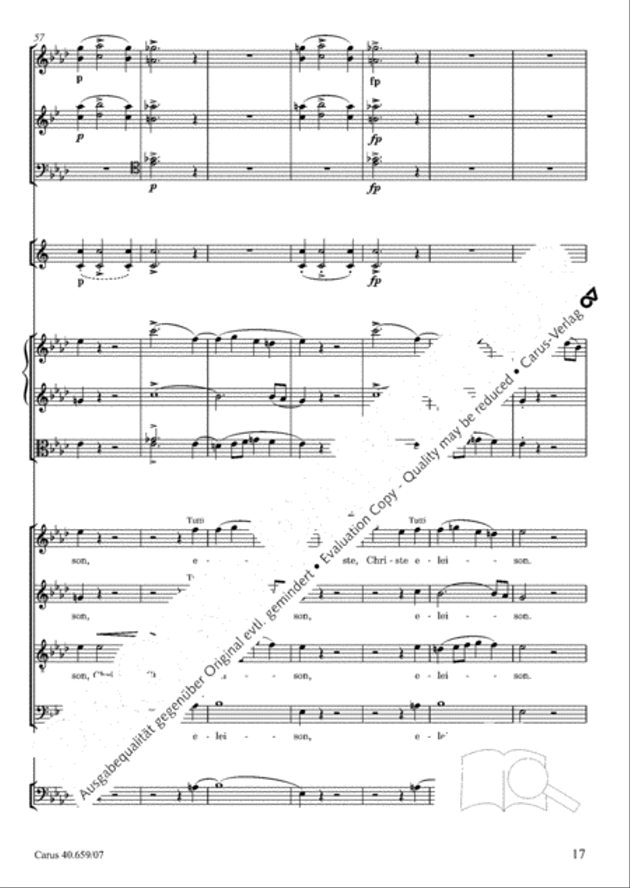 Mass in A flat major (Messe in As) image number null